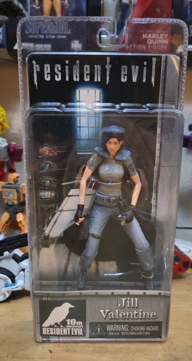 NECA CAPCOM 2006 10th Anniversary Resident Evil Jill Valentine New/MOC