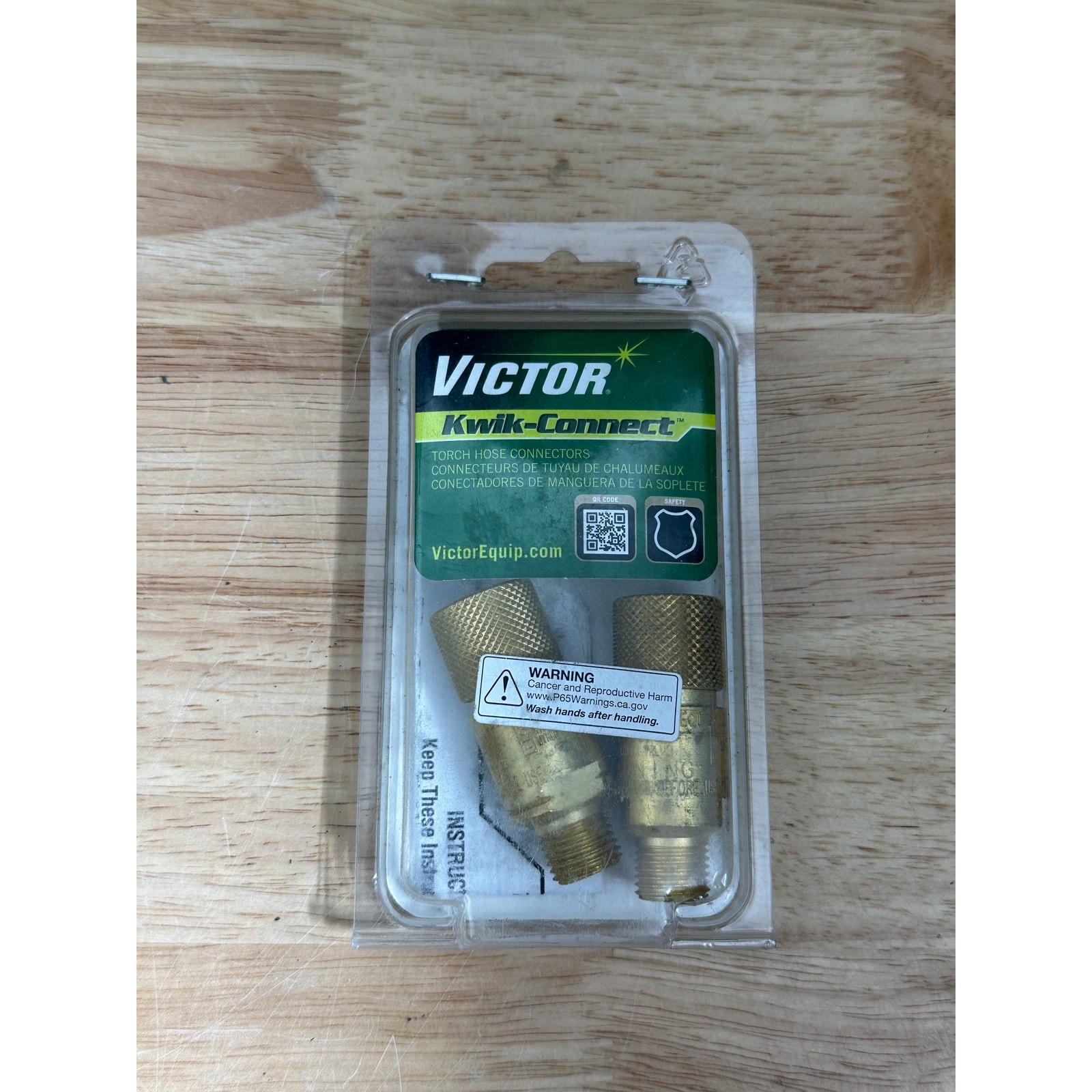 (2 PCS) Victor 0656-0000 Kwik-Connect Torch Hose Connectors KC-1