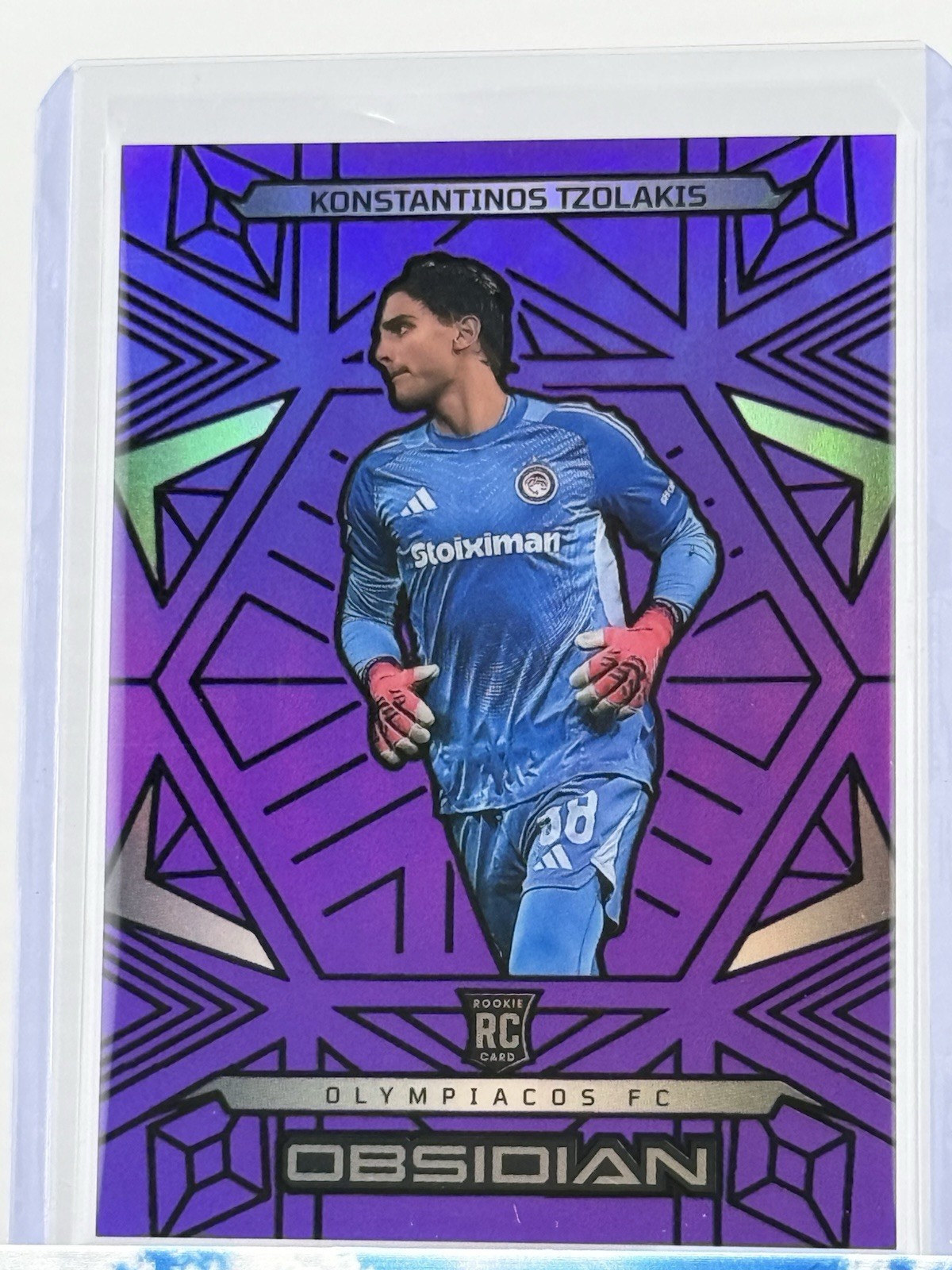 2025-26 Panini Obsidian Konstantinos Tzolakis RC Olympiacos SP 23/30