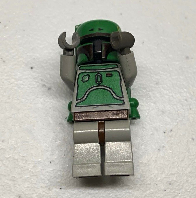 Lego Star Wars Boba Fett Minifigure Bluish Gray 6209 6210 sw0002a Mint Condition