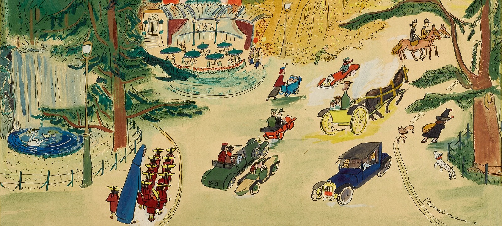 Ludwig Bemelmans : Madeline Art : Archival Quality Art Print
