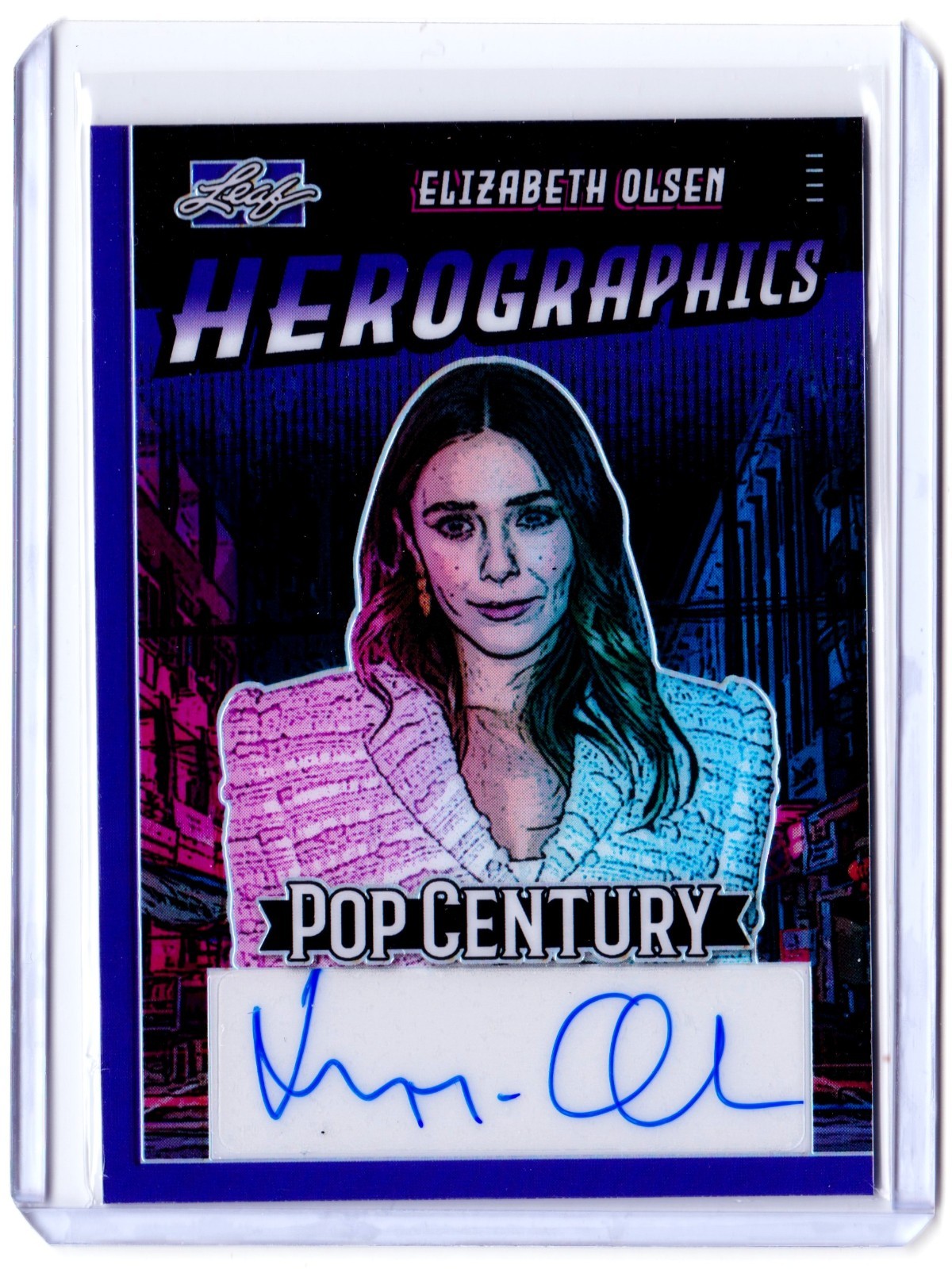 Elizabeth Olsen 2024 Leaf Metal Pop Century Auto 1/1 WandaVision Scarlet Witch Elizabeth Olsen 2024 Leaf Metal Pop Century Auto 1/1 WandaVision Scarlet Witch