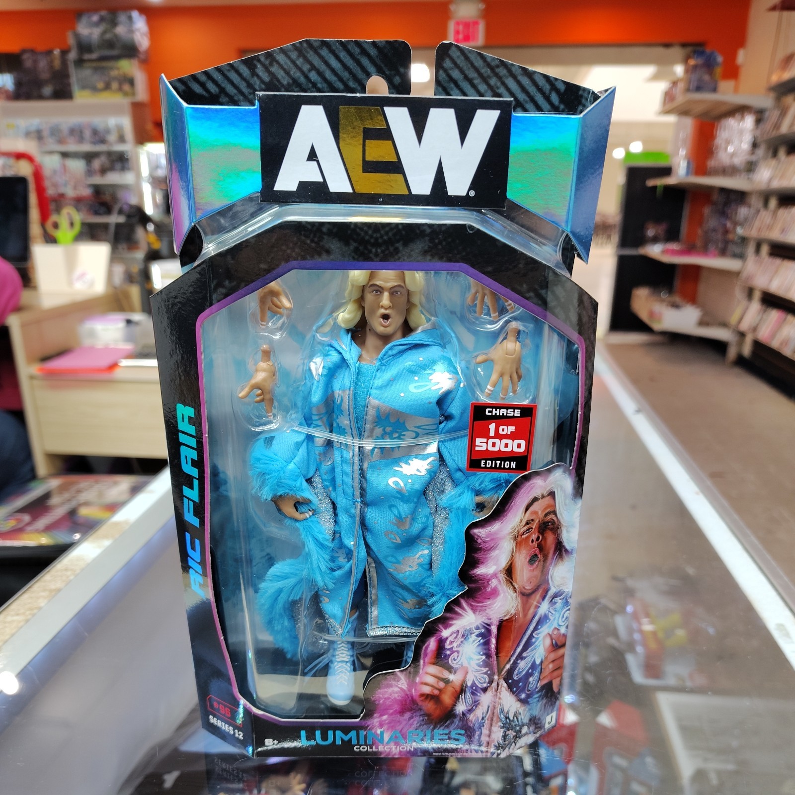 Ric Flair AEW Luminaries Series 12 # 96 Blue Robe Chase 1 Of 5000 edition