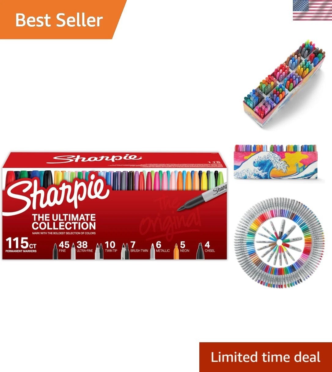 Permanent Markers Ultimate Collection, Fine and Ultra Fine Points, Assorted C... Permanent Markers Ultimate Collection, Fine and Ultra Fine Points, Assorted C...