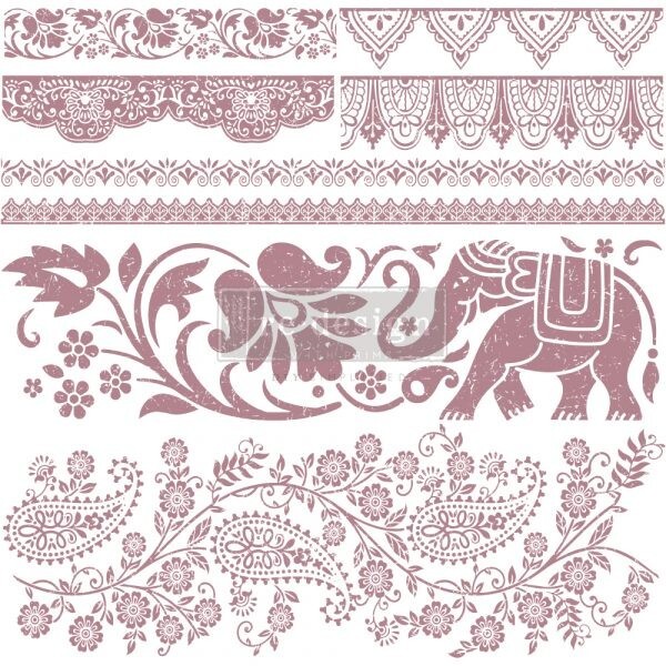 Bohemian Dreamer Redesign With Prima Clear Cling Stamp