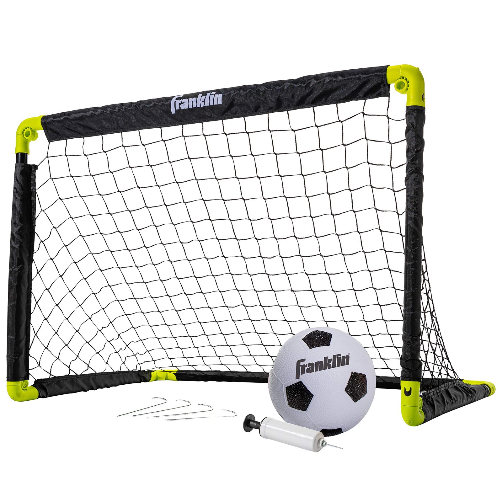 Franklin Sports Kids Mini Soccer Goal Set - Backyard/Indoor Mini Net and Ball Franklin Sports Kids Mini Soccer Goal Set - Backyard/Indoor Mini Net and Ball