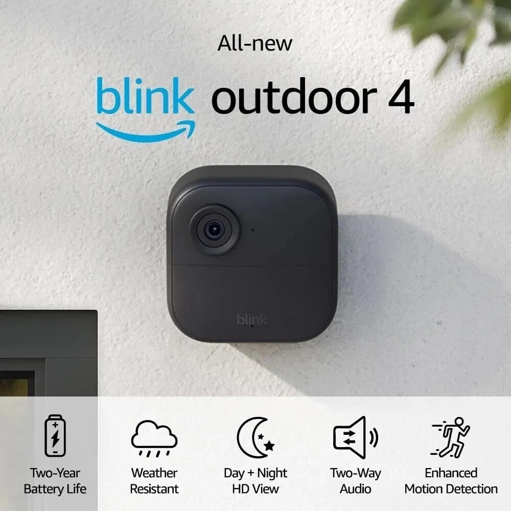 Blink Outdoor (4th Gen newest model) Wireless HD security camera | Add-on camera