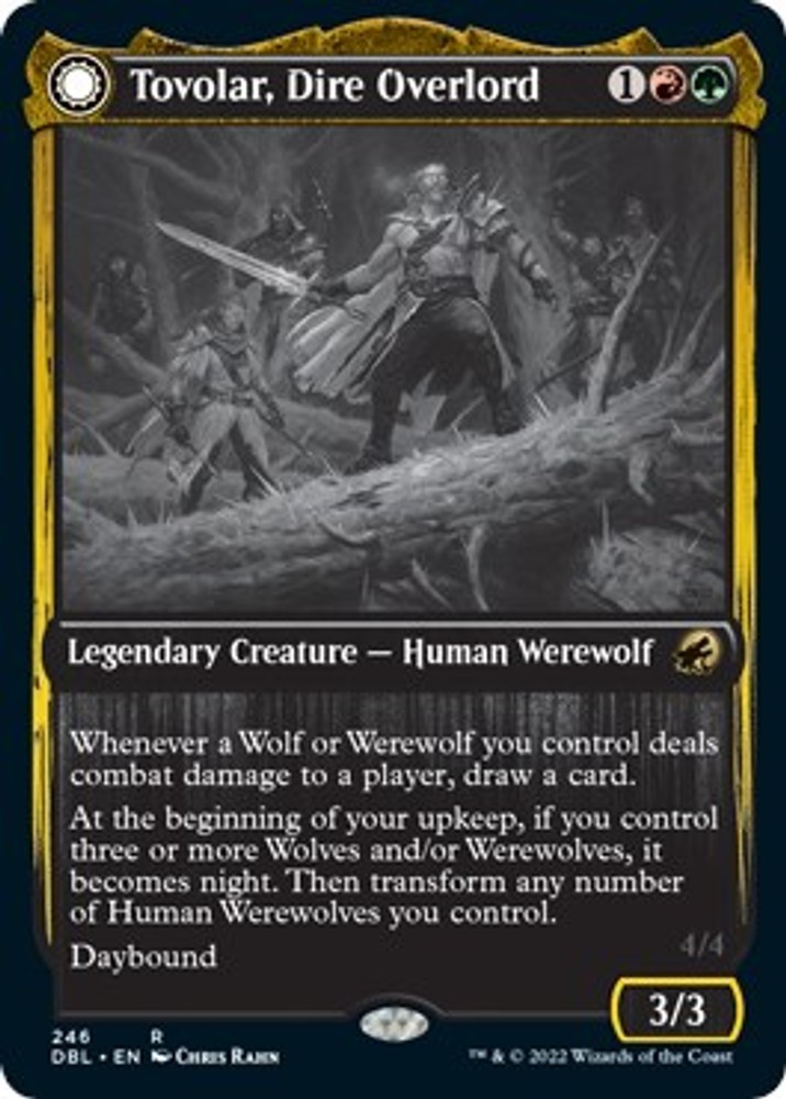Tovolar, Dire Overlord #246 *Foil* (NM) Innistrad: Double Feature (DBL) MTG