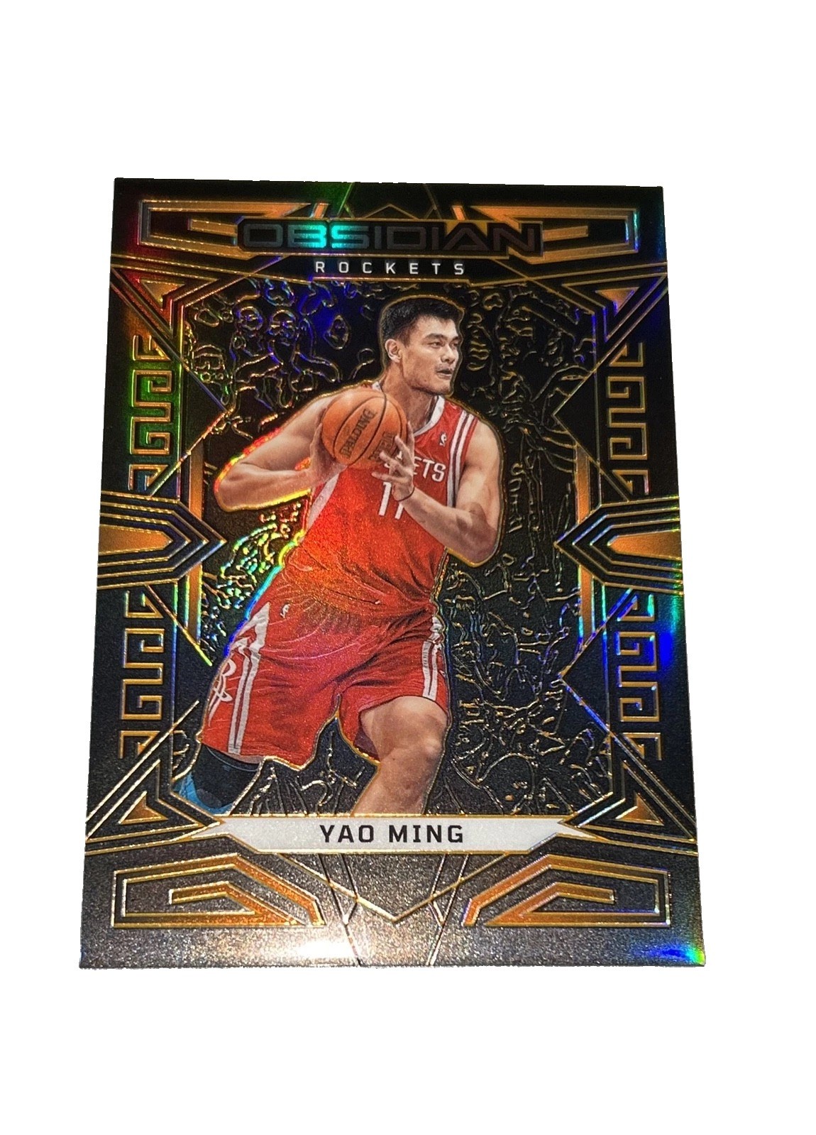 2022-23 Panini Obsidian - Yao Ming #145 Electric Etch Orange /50