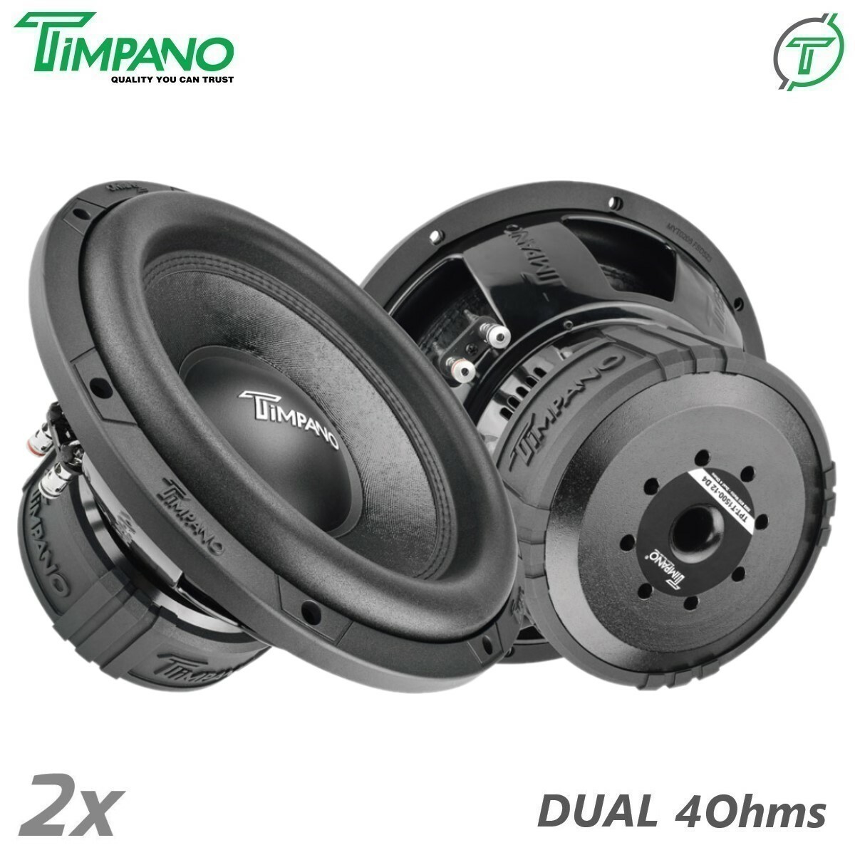 3200 Watts Bundle - 2x Timpano 12\