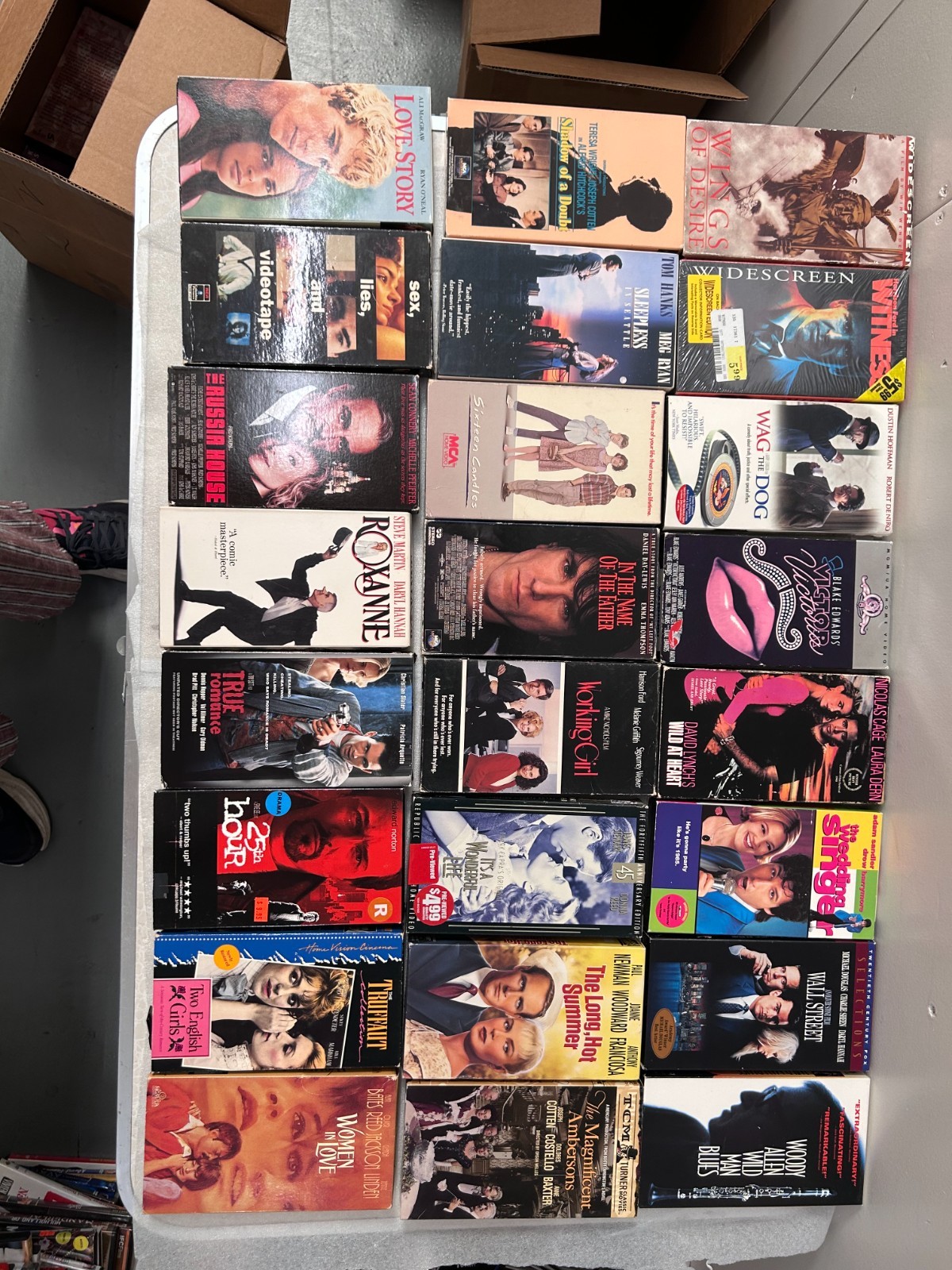 VHS lot 177 Tapes 80s 90s Comedy, Thriller, Foreign, Classics VHS lot 177 Tapes 80s 90s Comedy, Thriller, Foreign, Classics