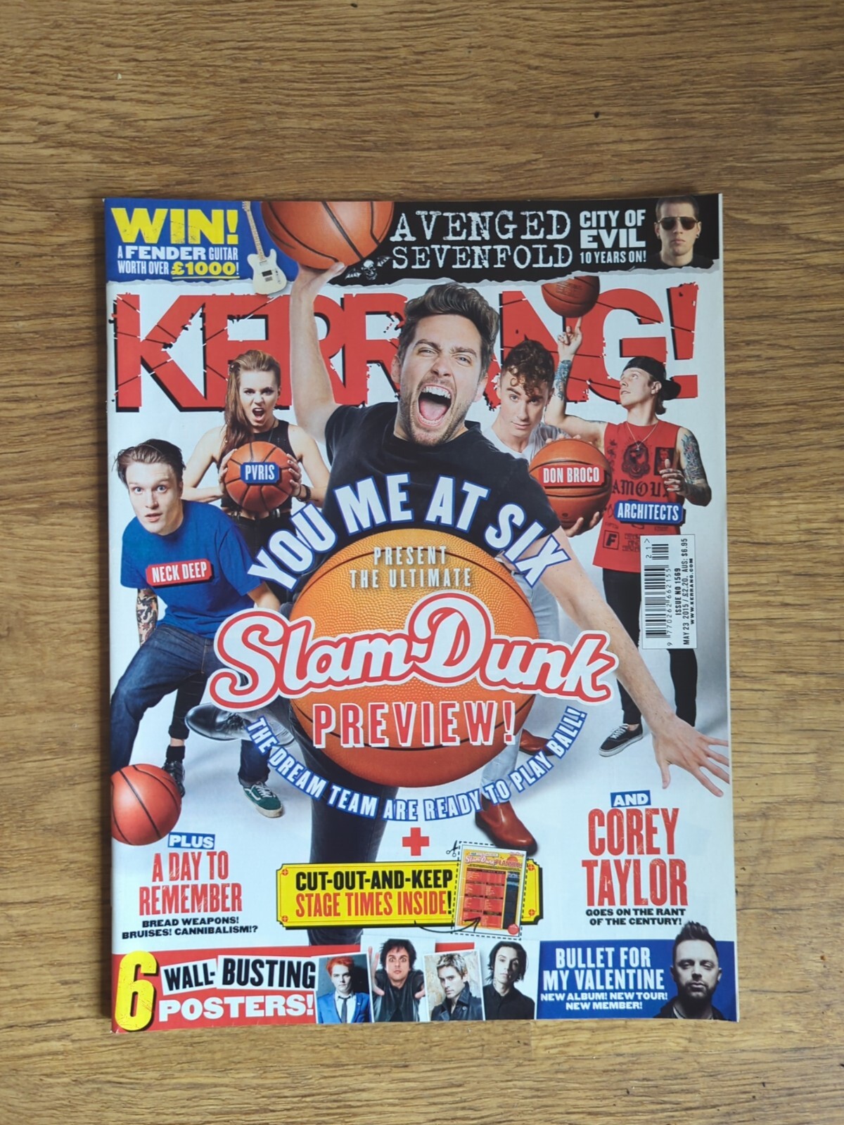 Kerrang 1569 You Me At Six Slam-Dunk Preview, PVRIS, Don Broco, Corey Taylor Kerrang 1569 You Me At Six Slam-Dunk Preview, PVRIS, Don Broco, Corey Taylor