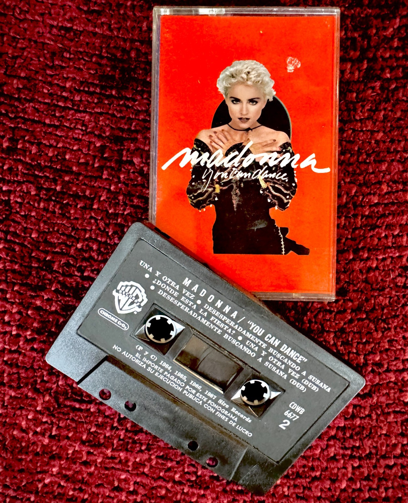 MADONNA YOU CAN DANCE TAPE MEXICO CASSETTE RARE COVER SPANISH TITLES PROMO BOX