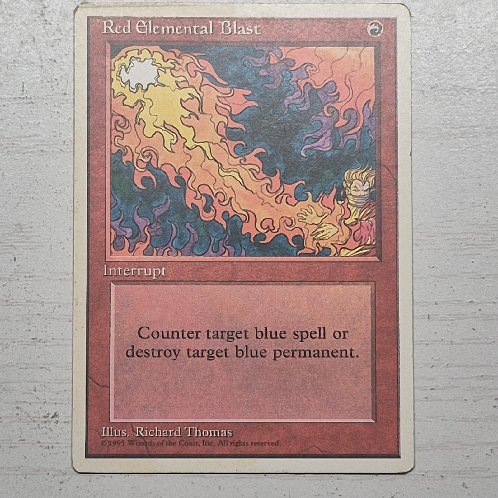 MTG Red Elemental Blast 4th Edition Regular Common MTG Red Elemental Blast 4th Edition Regular Common
