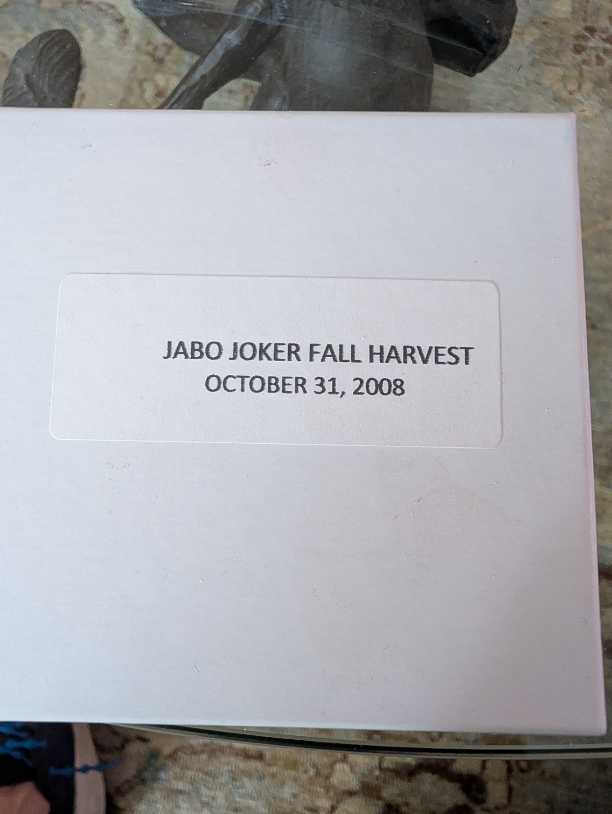 JABO JOKER FALL HARVEST OCTOBER 31 2008