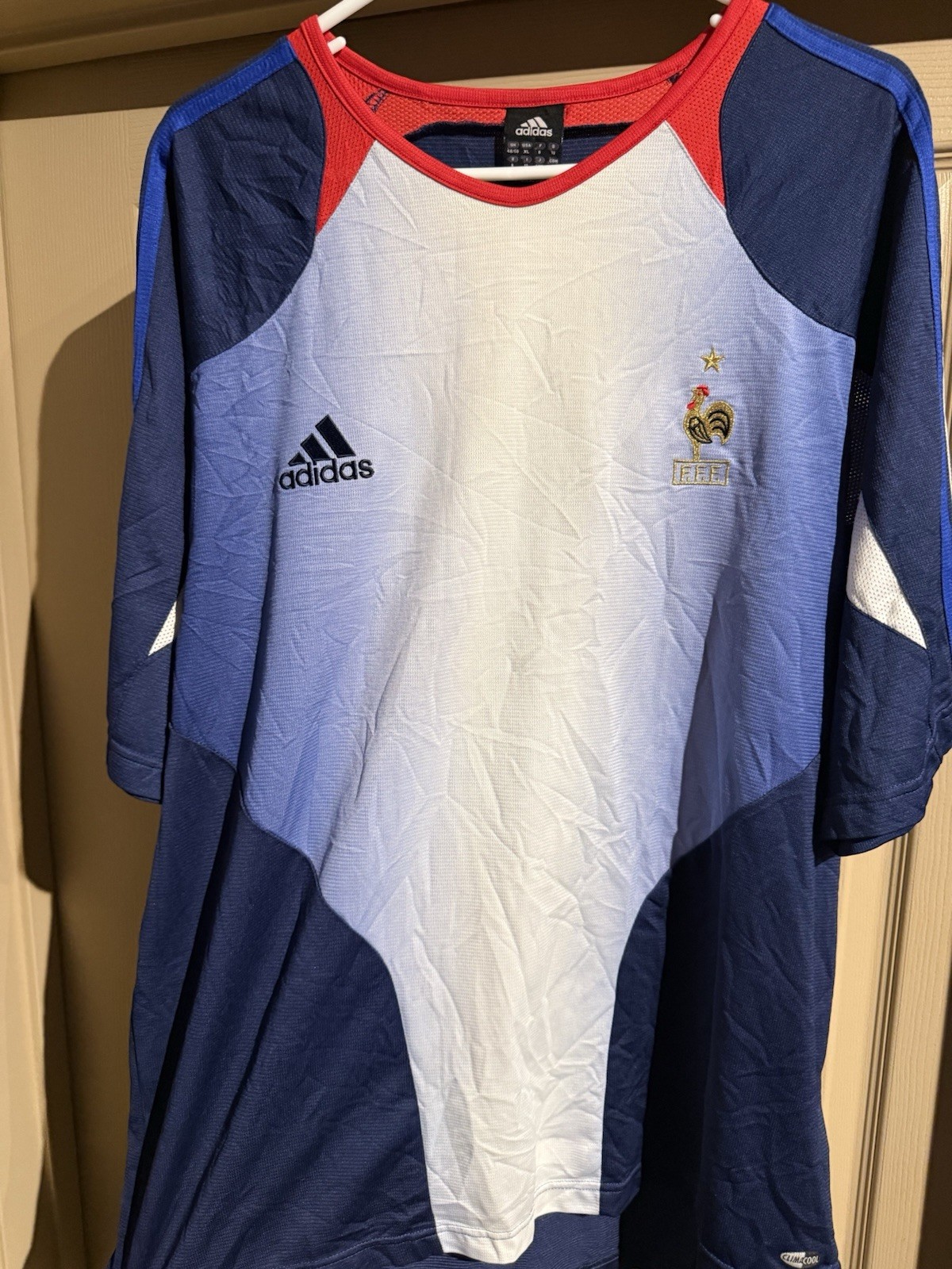 France 2004-06 Adidas Training Jersey Size XL France 2004-06 Adidas Training Jersey Size XL