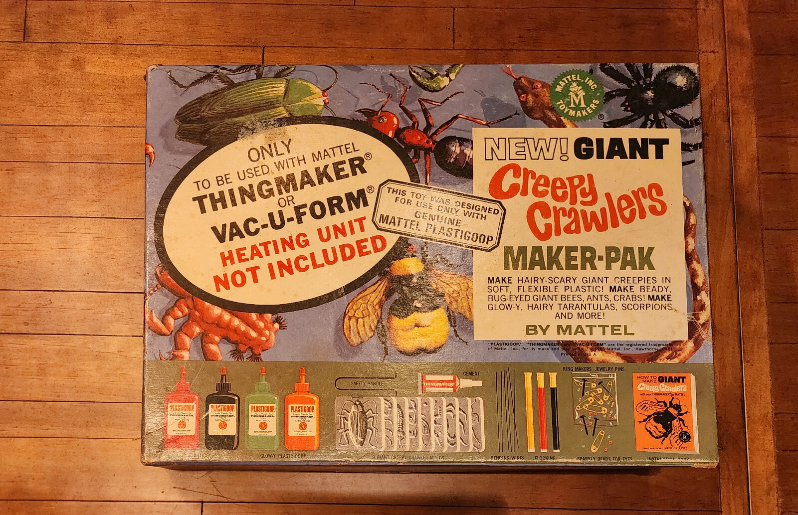 1964 Vintage Mattel Creepy Crawlers Maker - Pak for Thingmaker/Vac-u-Form