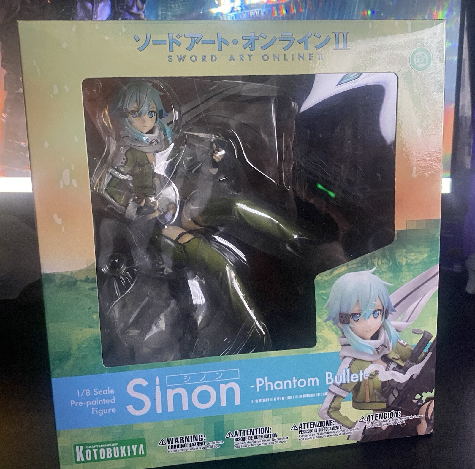 Kotobukiya Sword Art Online II Sinon Phantom Bullet 1:8 Pre-painted Figure Boxed