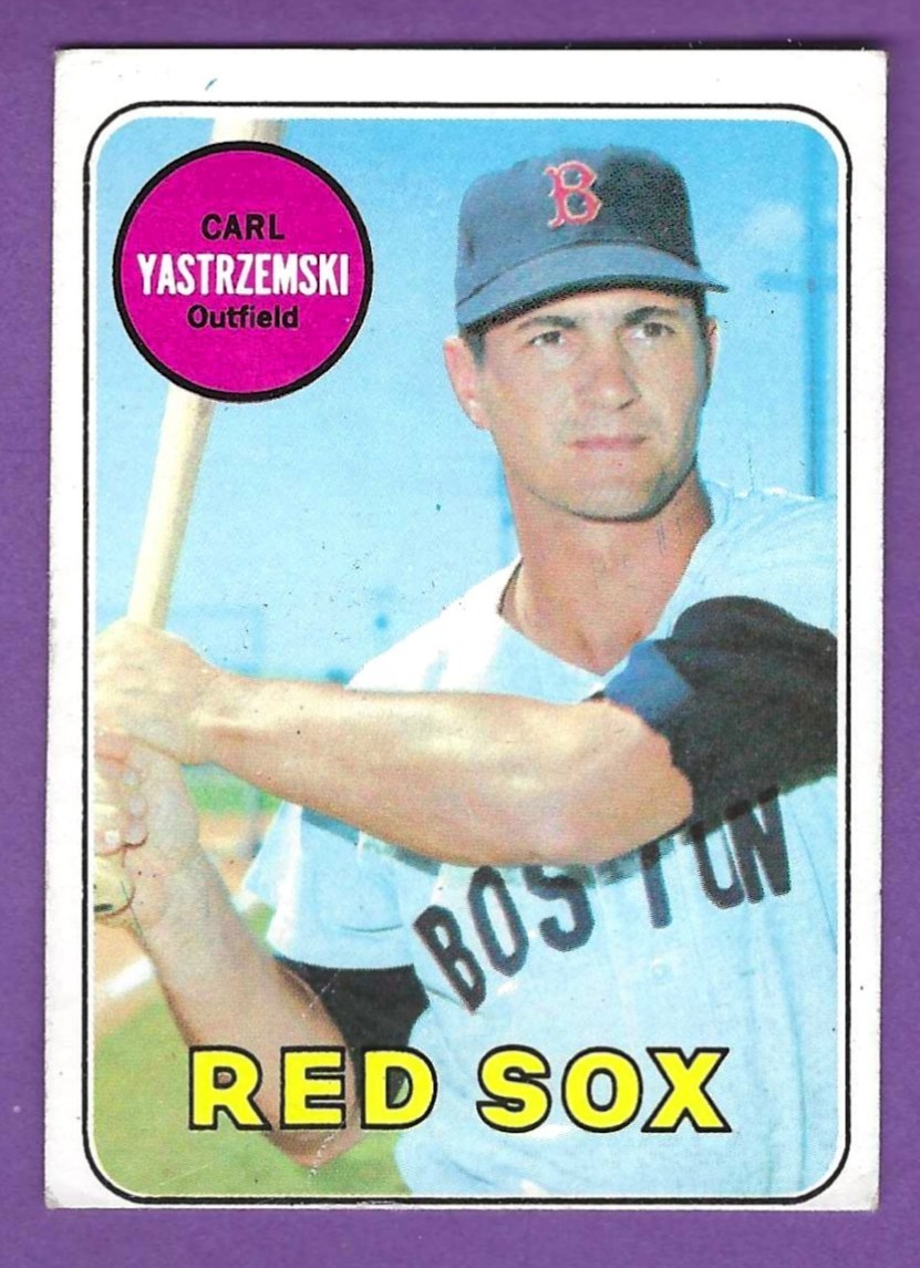 1969 Topps - #130  Carl Yastrzemski - Boston Red Sox - VgEx