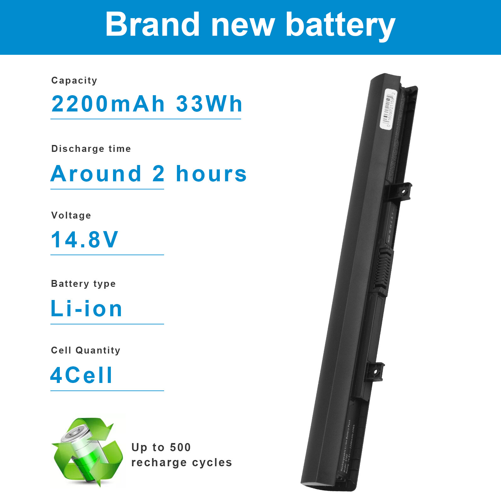 🧡LOT 1-100x PA5185U-1BRS Battery For Toshiba PA5186U-1BRS PA5184U-1BRS C55 C55D