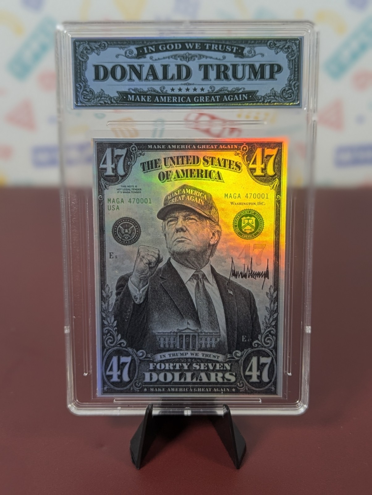 Donald Trump Custom ACEO Card - Trump Pure Money Card