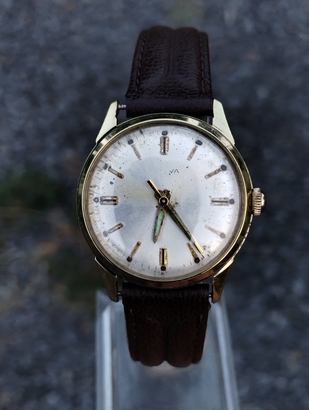 1965 Men\'s Bulova 17j Windup Wrist Watch Waterproof 1965 Men\'s Bulova 17j Windup Wrist Watch Waterproof