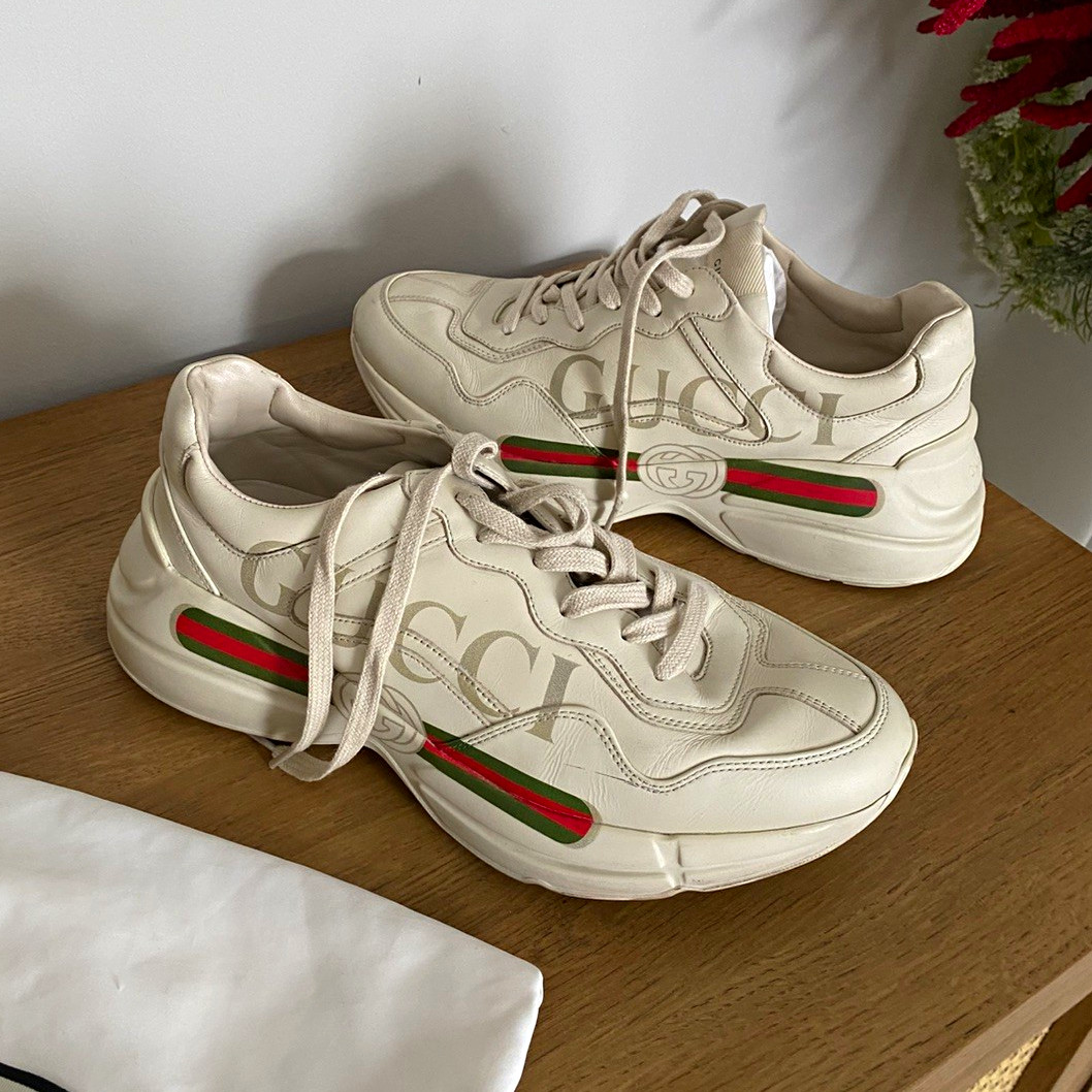 100% Auth. Gucci Rhyton SneakersMen\'s Size: 9.5 