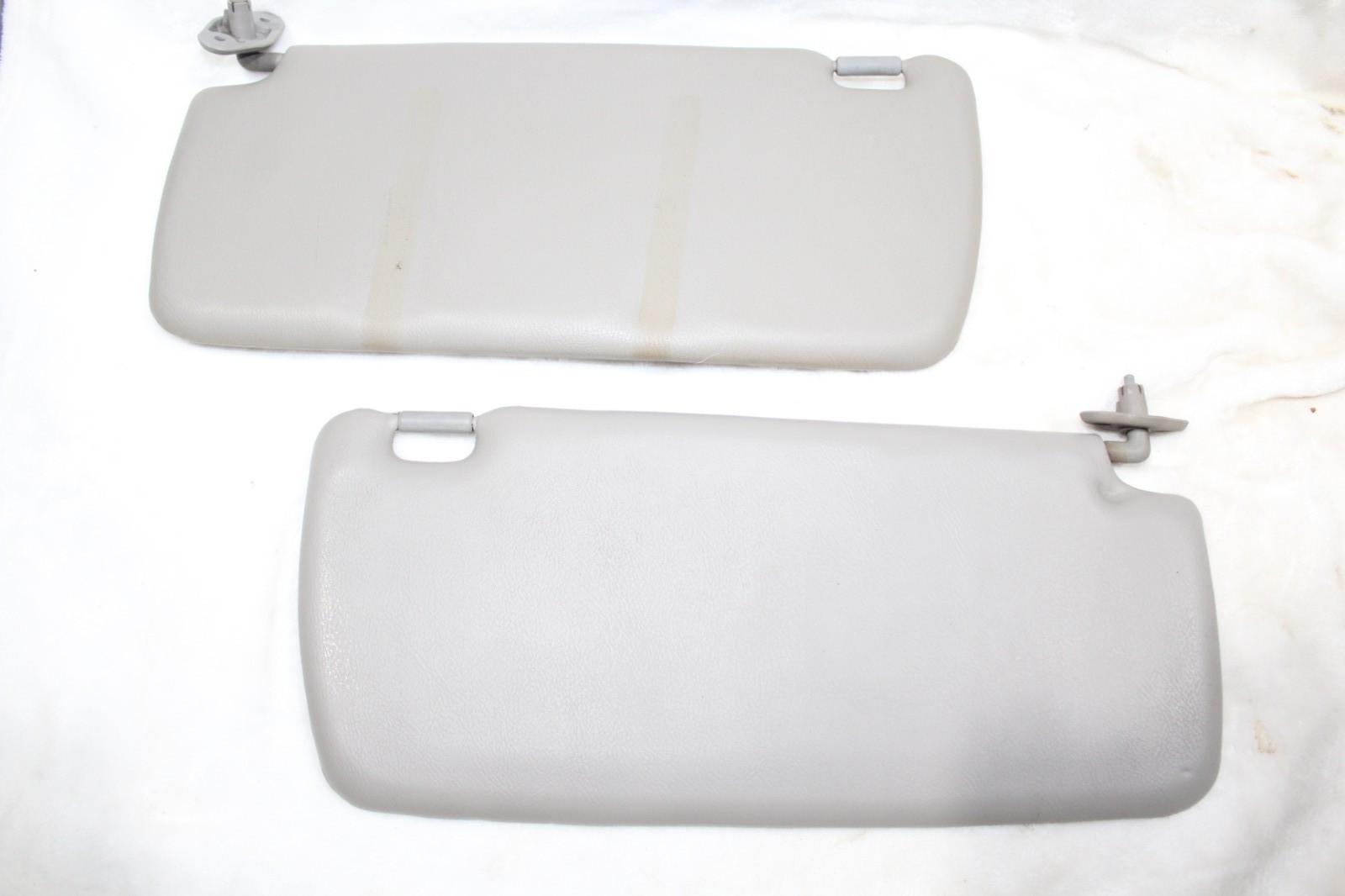 86-97 Nissan D21 HARDBODY Sunvisors Sun Visors GRAY Vinyl TIGHT OEM