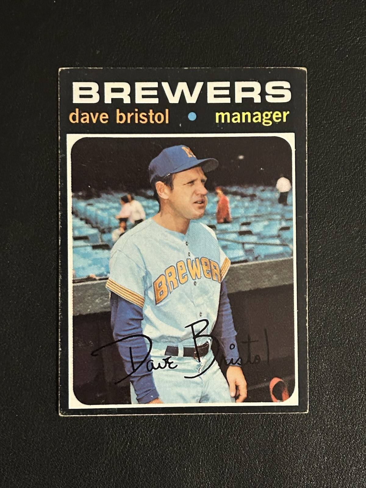 1971 Topps - Dave Bristol #637 1971 Topps - Dave Bristol #637