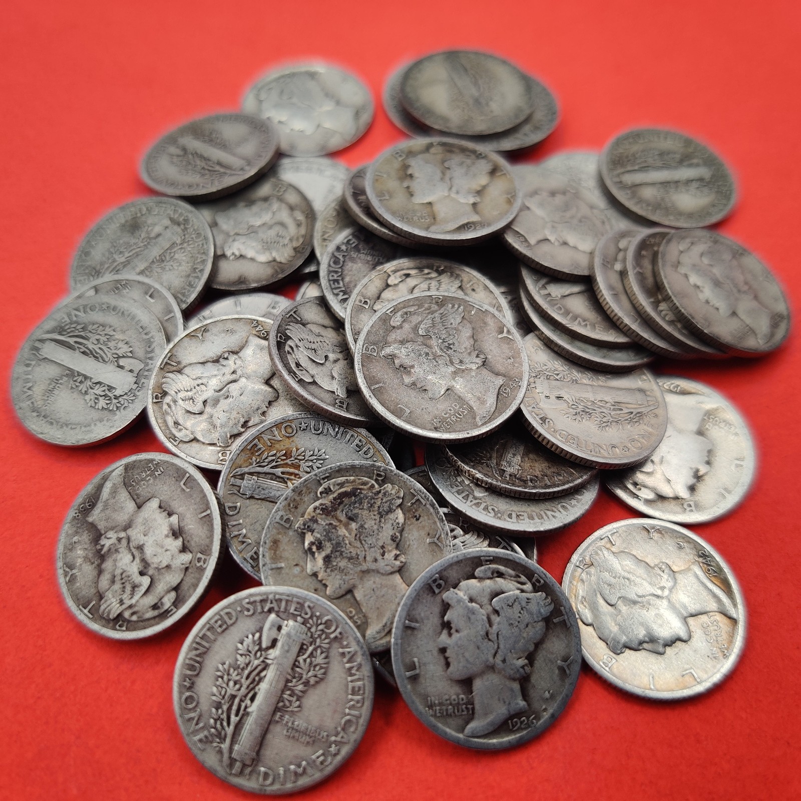 Mercury Dimes 1916-1945 90% Silver CHOOSE HOW MANY