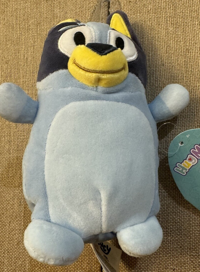 Jazwares Squishmallows KellyToy Soft Plush HugMees Bluey the Dog 8\ Jazwares Squishmallows KellyToy Soft Plush HugMees Bluey the Dog 8\
