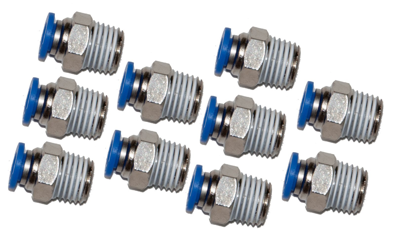 Tube fitting Male connector push to connect, 1/4