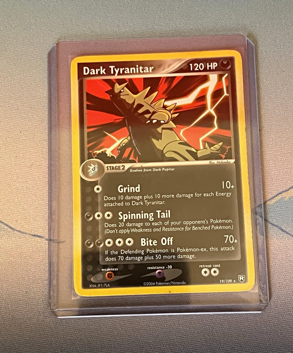Pokémon Dark Tyranitar 19/109 EX Team Rocket Returns Rare MP Pokémon Dark Tyranitar 19/109 EX Team Rocket Returns Rare MP