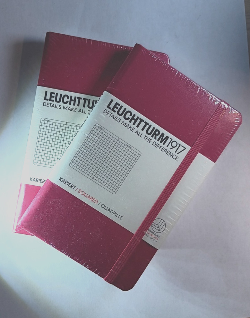LEUCHTTURM1917 Berry Squared Pocket Journal Notebook FountainPenFriendly-New