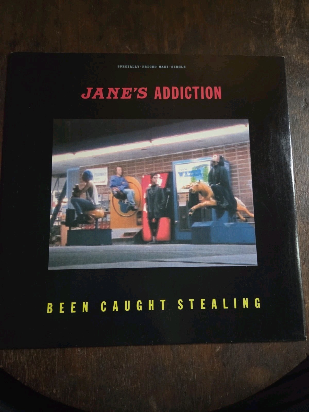 Janes Addiction – Been Caught Stealing 1st US Press 1990 Vinyl Maxi-Single M/VG+