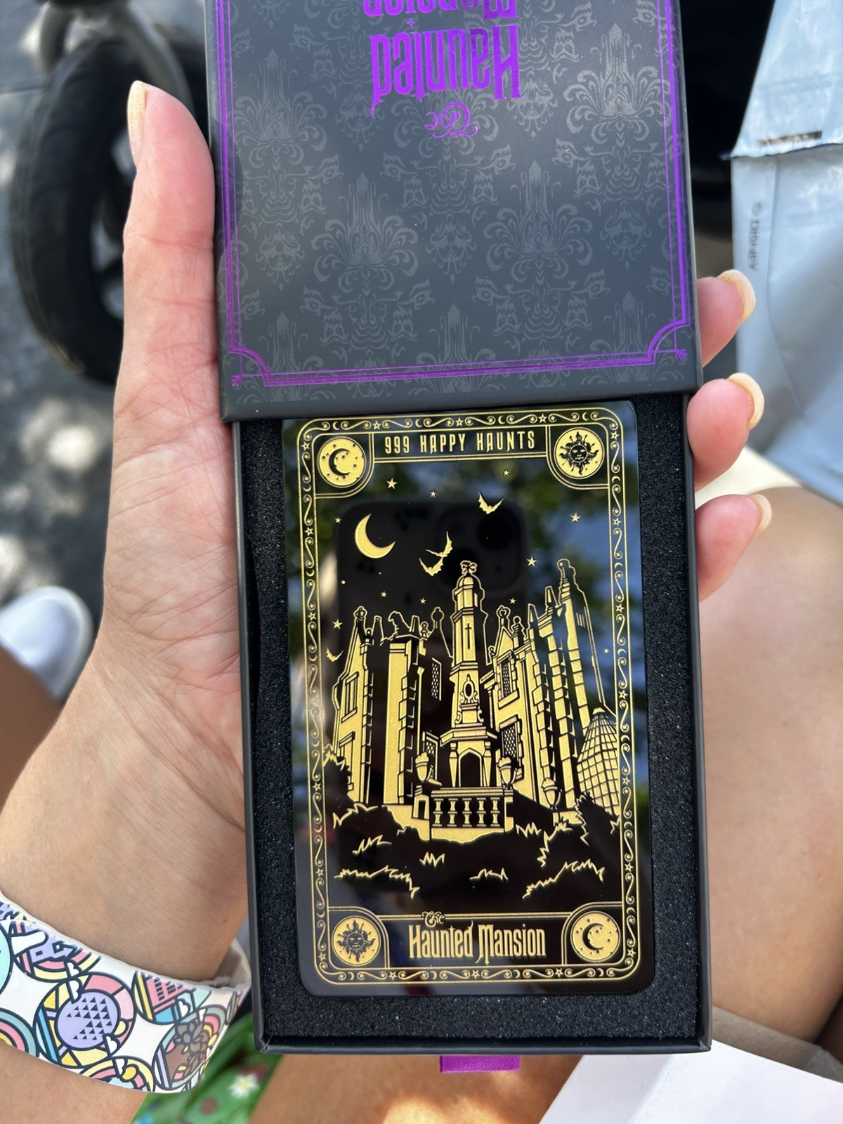 Disney Parks Arribas Haunted Mansion Glass Tarot Card Gracey Manor Disney world 