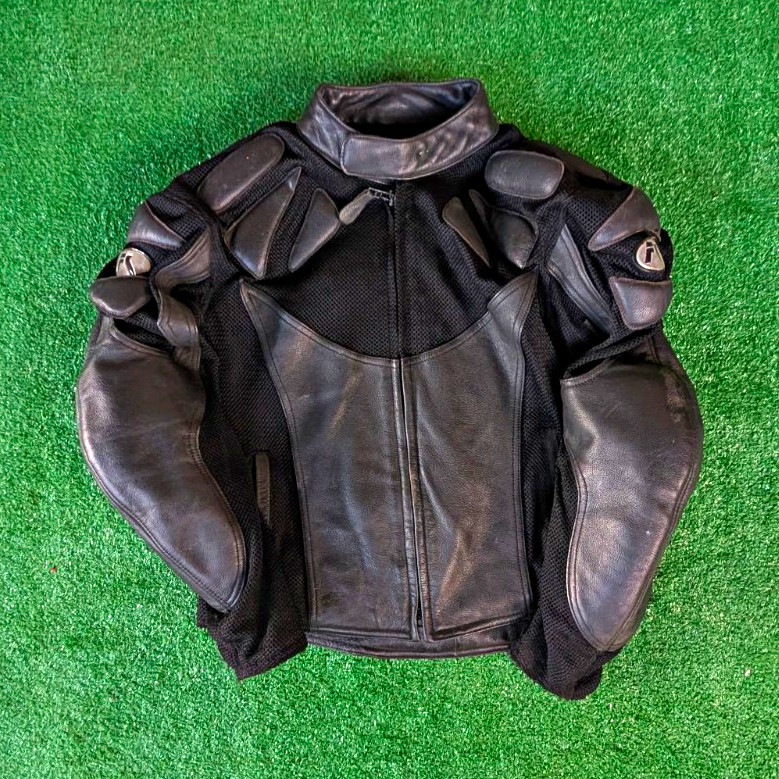 Fieldsheer Motorcycle Jacket Men\'s Black Mesh Polyester CE Armor Padded Size M Fieldsheer Motorcycle Jacket Men\'s Black Mesh Polyester CE Armor Padded Size M