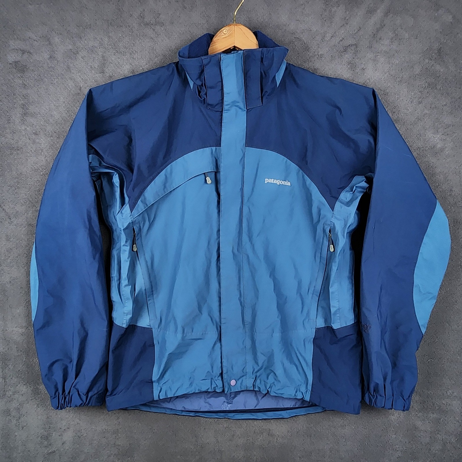 Vintage Patagonia Primo Jacket Mens Small Blue Gore Tex XCR Ski Snowboard