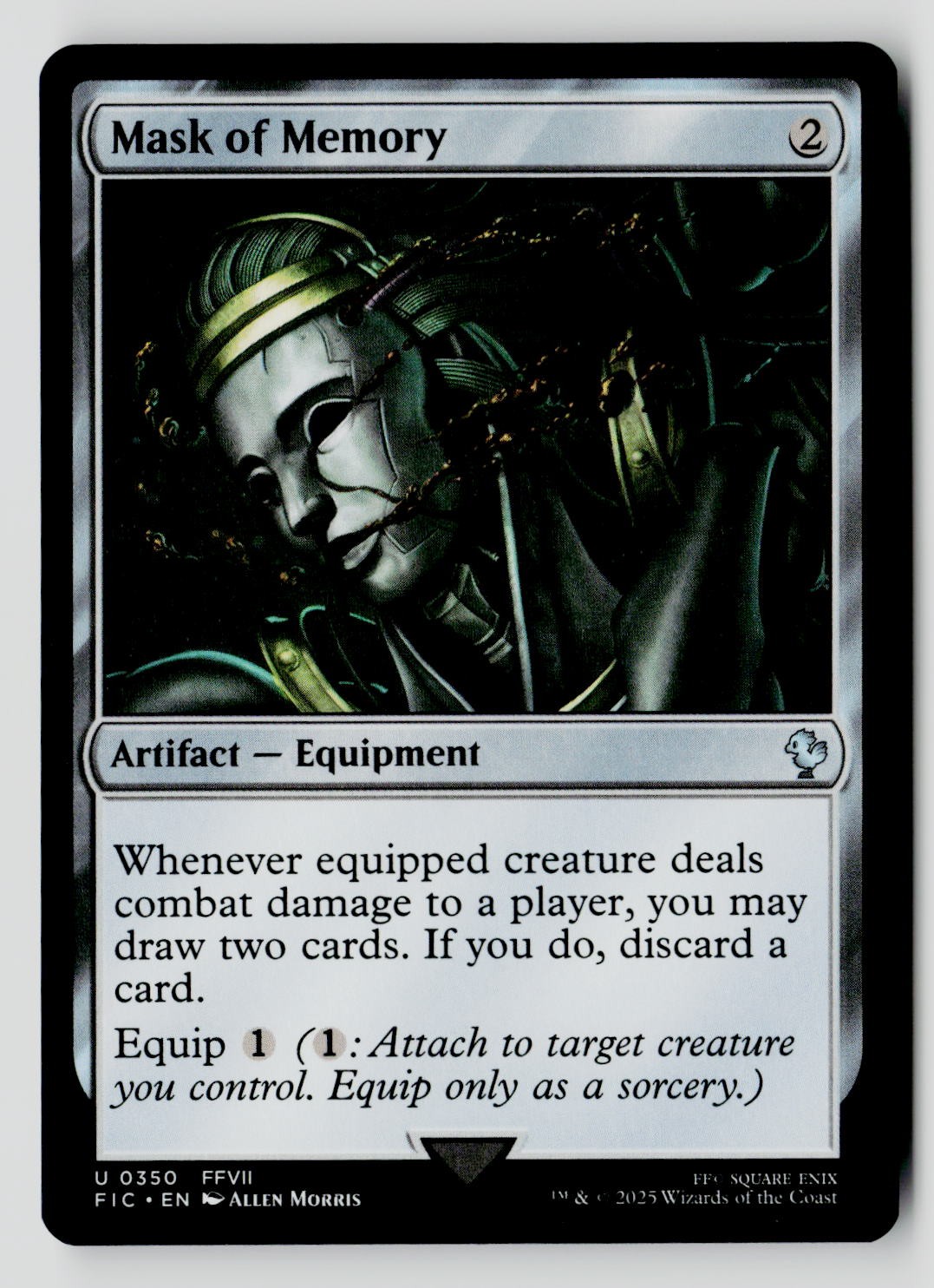 Mask of Memory 350 U MTG FIC NM