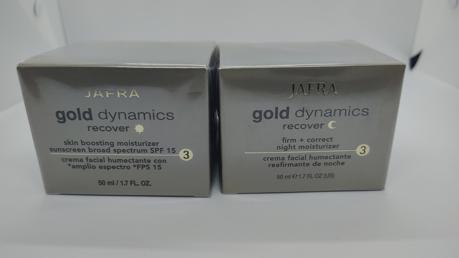 JAFRA Gold Dynamics Day & Night Cream Duo New and Sealed JAFRA Gold Dynamics Day & Night Cream Duo New and Sealed