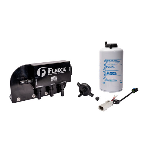 Fleece Performance Under Bed Fuel Filter Assembly for 2017-2026 Ford F250-550