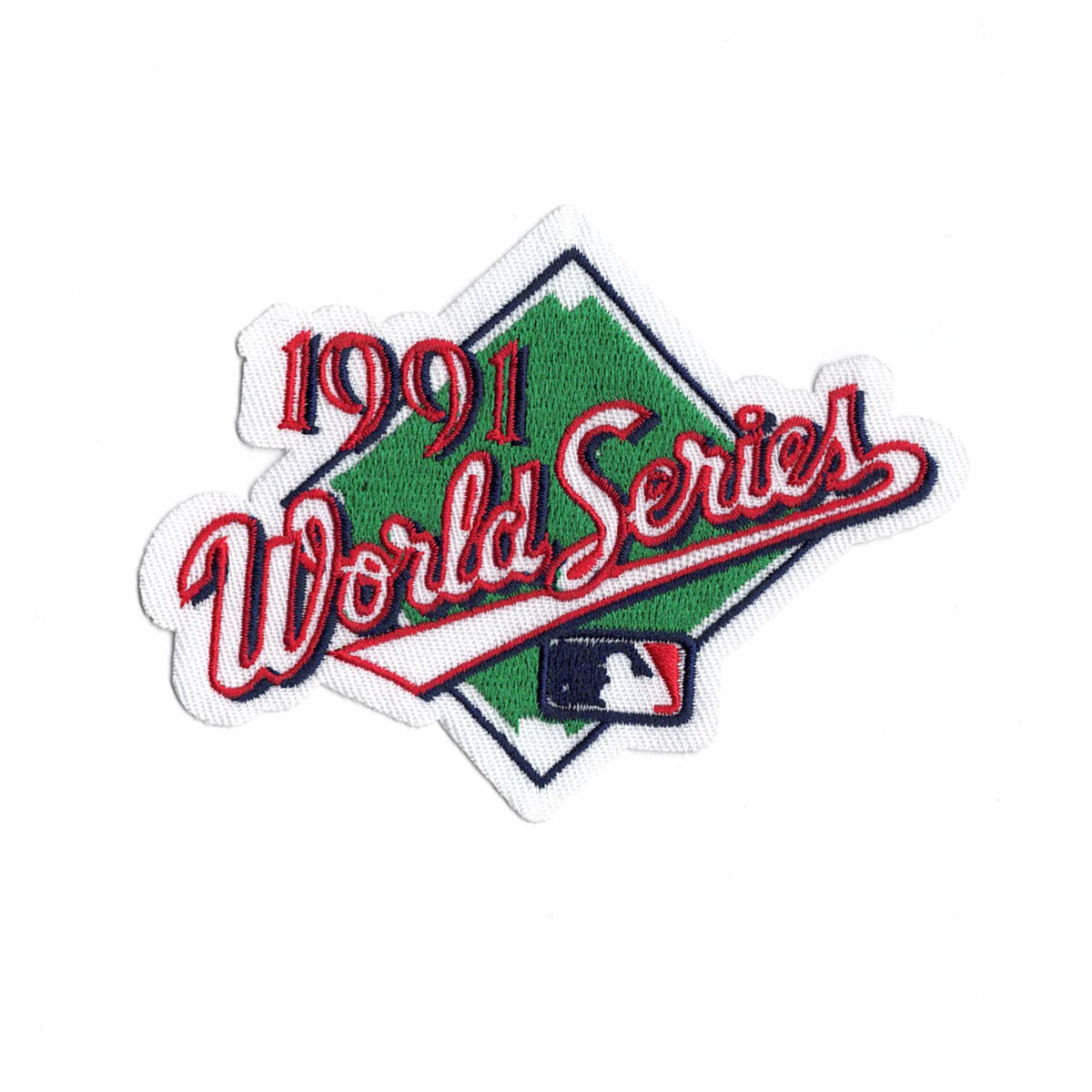 1991 Atlanta Braves vs Minnesota Twins MLB World Series Logo Jersey Sleeve Patch 1991 Atlanta Braves vs Minnesota Twins MLB World Series Logo Jersey Sleeve Patch
