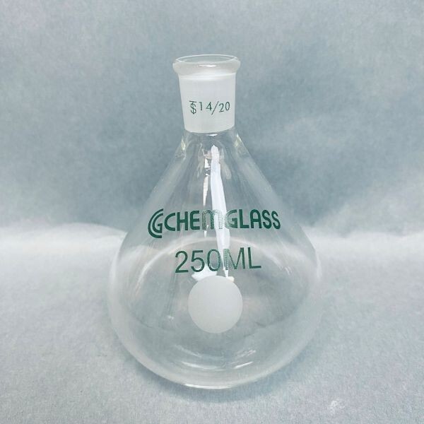 Chemglass Heavy Wall Apollo Flask 250 mL 14/20 Outer Joint - Total of 3 Flasks