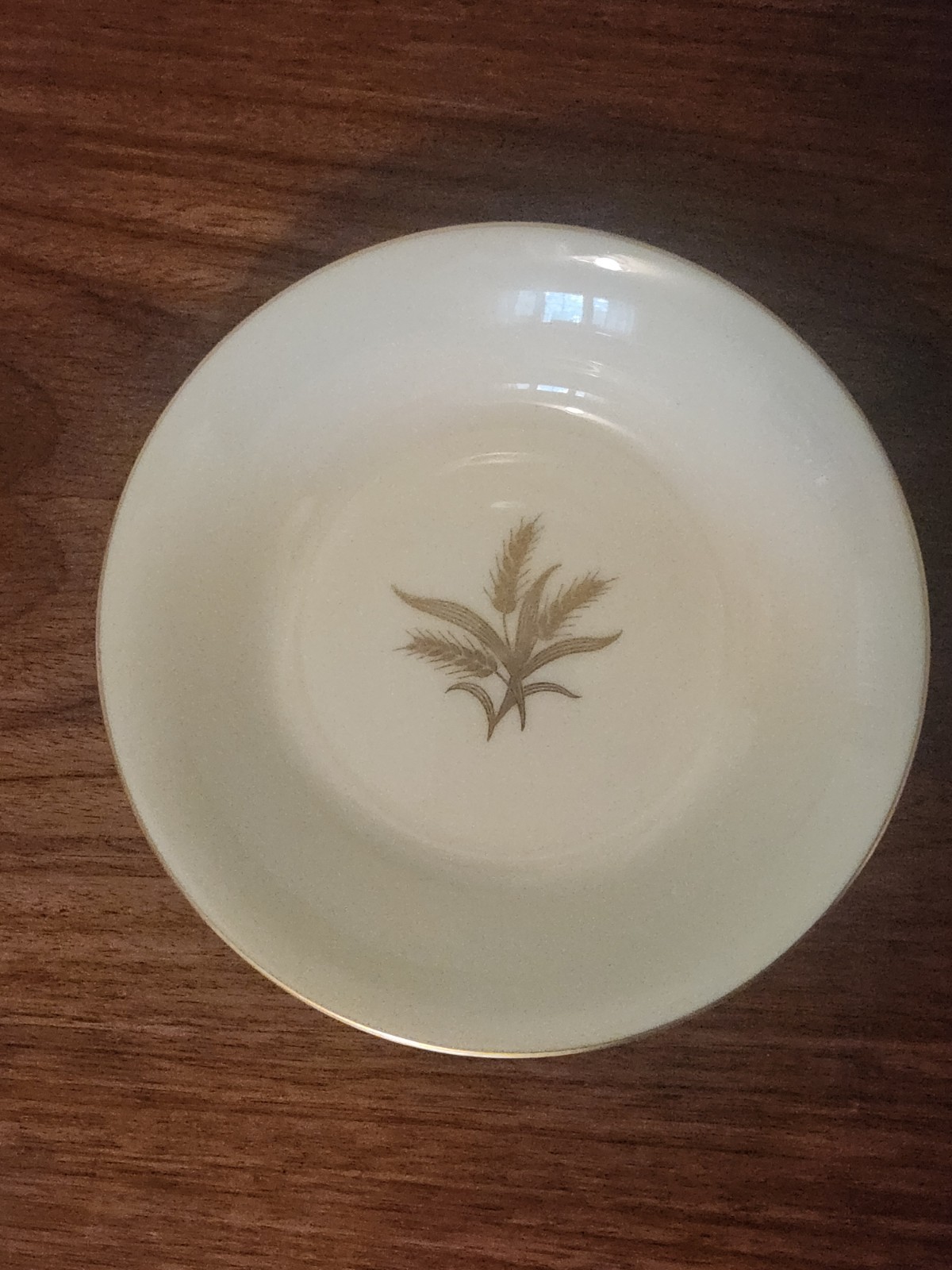 Set of 8 Vintage Lenox Golden Wheat 7-1/2