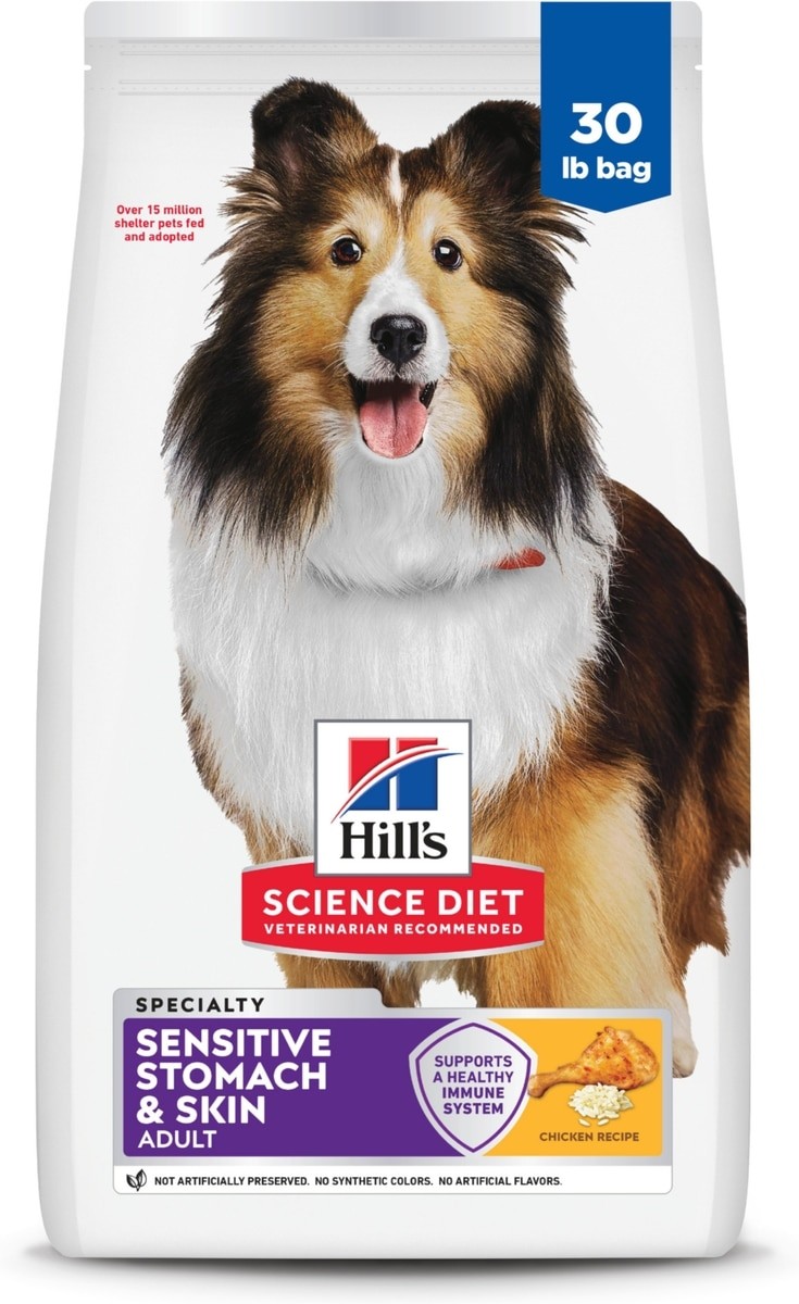 Hill\'s Science Diet Adult Sensitive Stomach & Sensitive Skin Chicken Recipe 30lb Hill\'s Science Diet Adult Sensitive Stomach & Sensitive Skin Chicken Recipe 30lb