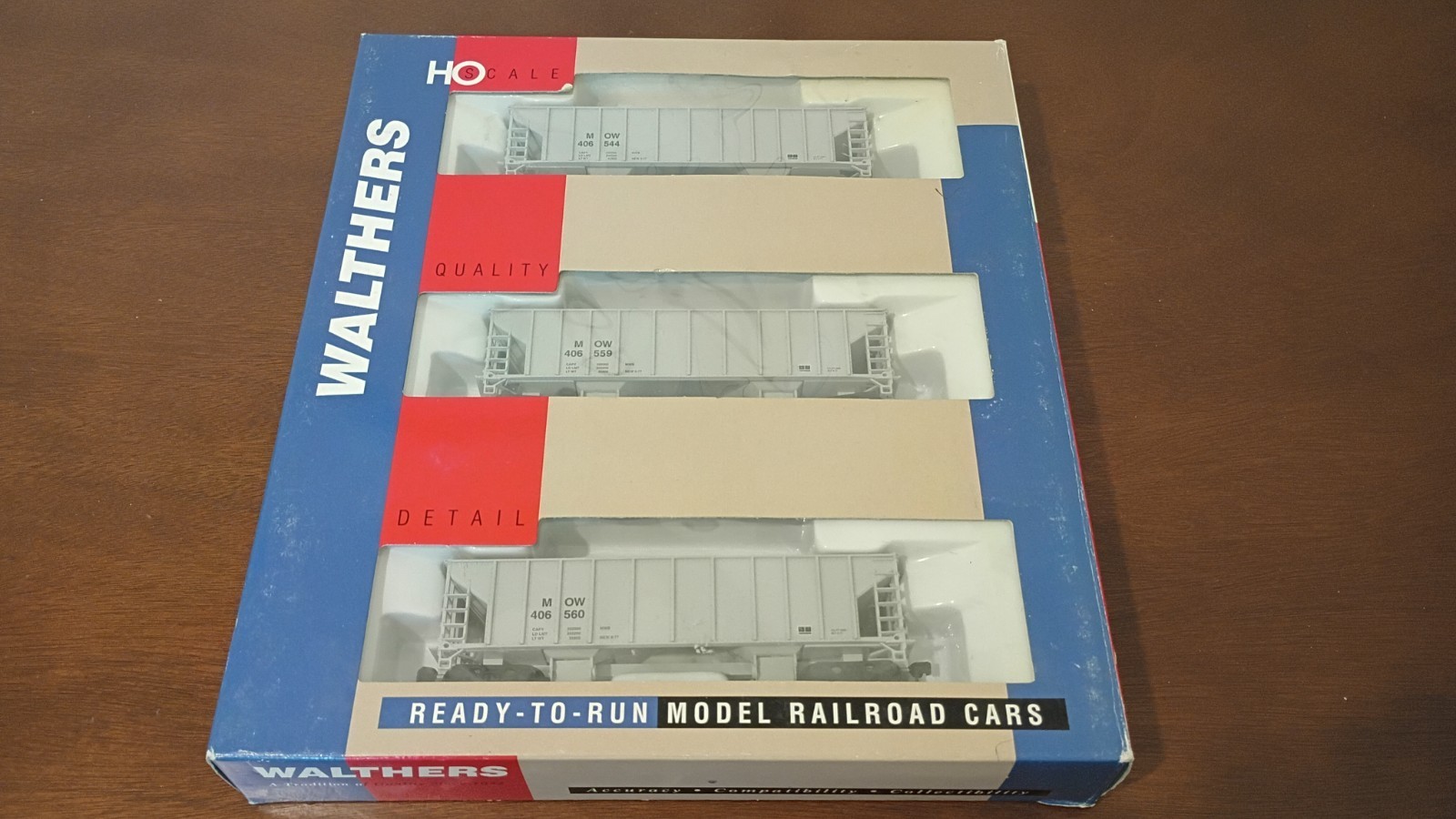 Walthers HO Ballast Hopper (3-Pack) MOW 932-34205 New Walthers HO Ballast Hopper (3-Pack) MOW 932-34205 New