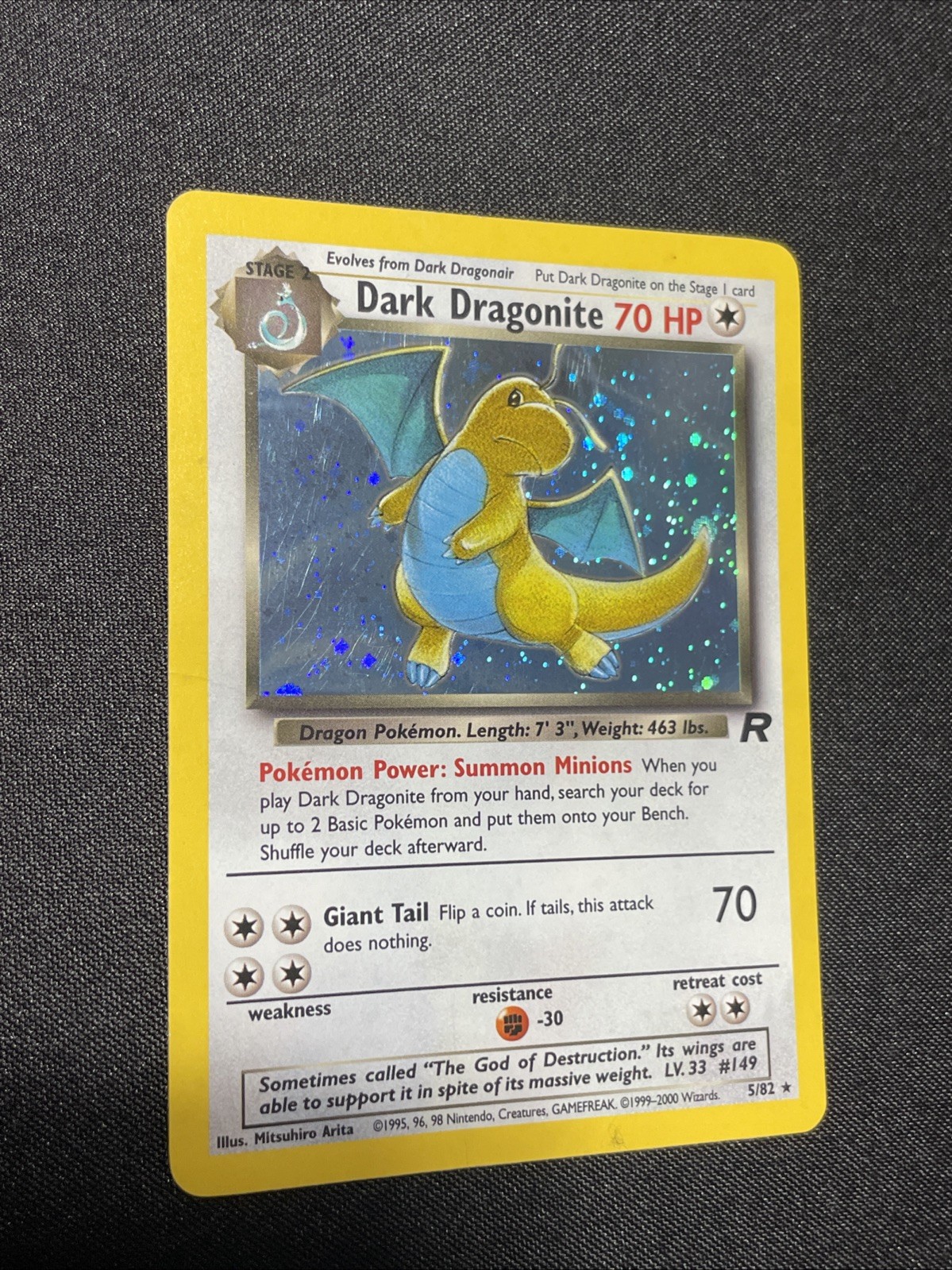 Dark Dragonite 5/82 Team Rocket Holo