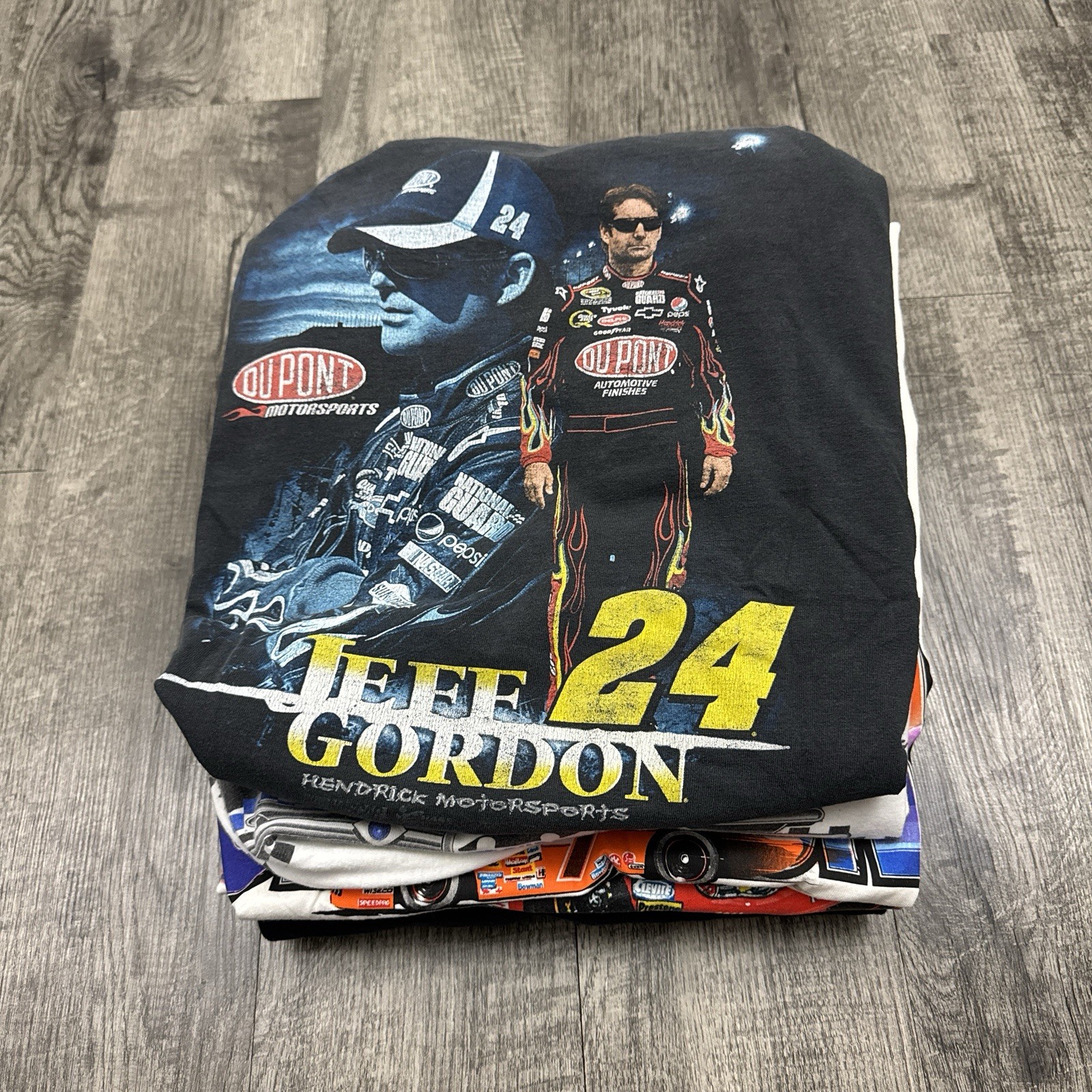Vintage Lot of 7 Nascar Racing T Shirt Jeff Gordon Jimmie Johnson Resell