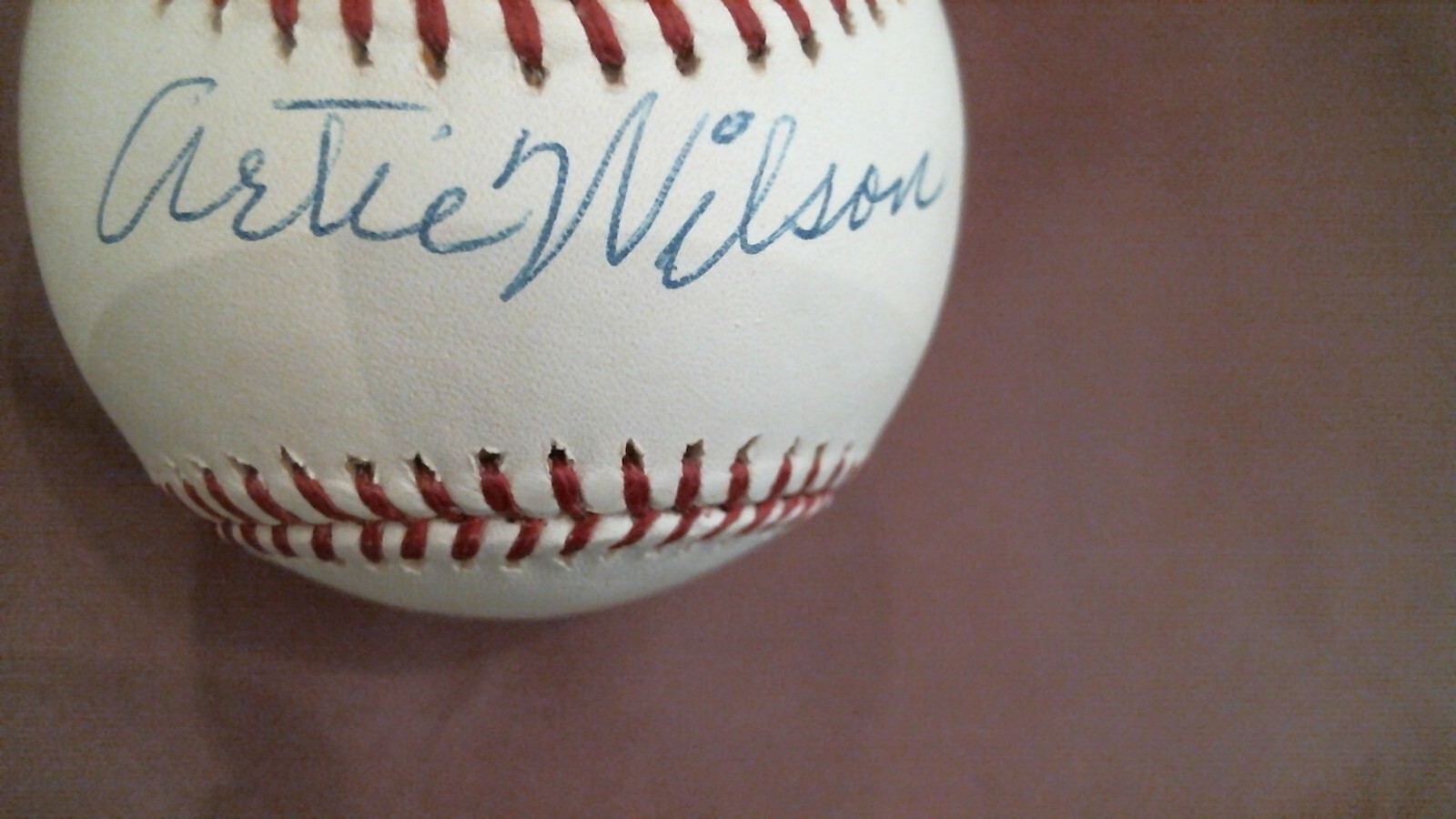 Artie Wilson (dec. 2010) hit .402 in the N. League signed Selig baseball Artie Wilson (dec. 2010) hit .402 in the N. League signed Selig baseball