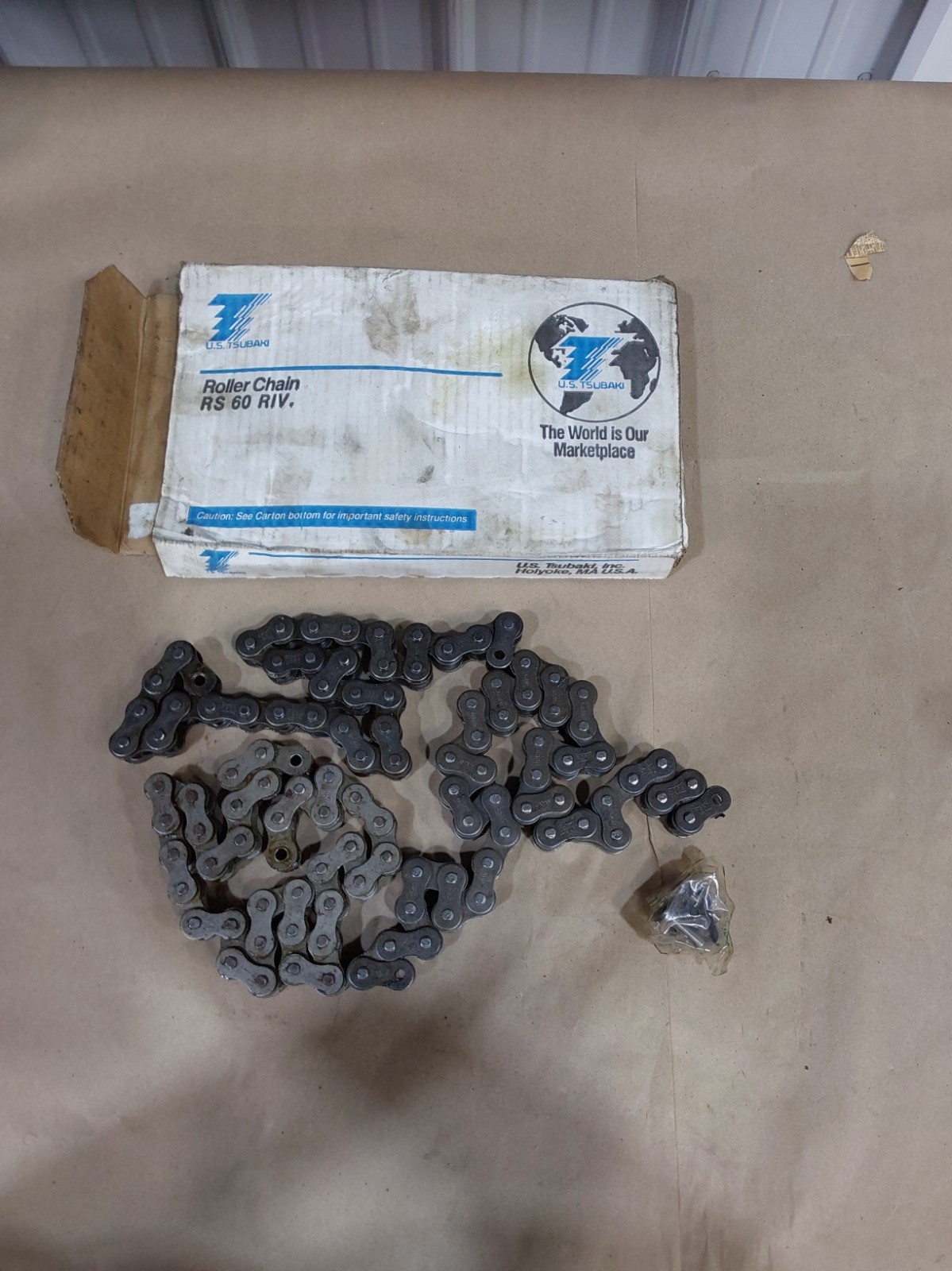 U.S. Tsubaki RS60 RIV Roller Chain